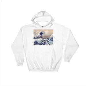 The Great Wave hoodie by Bianche Moretti